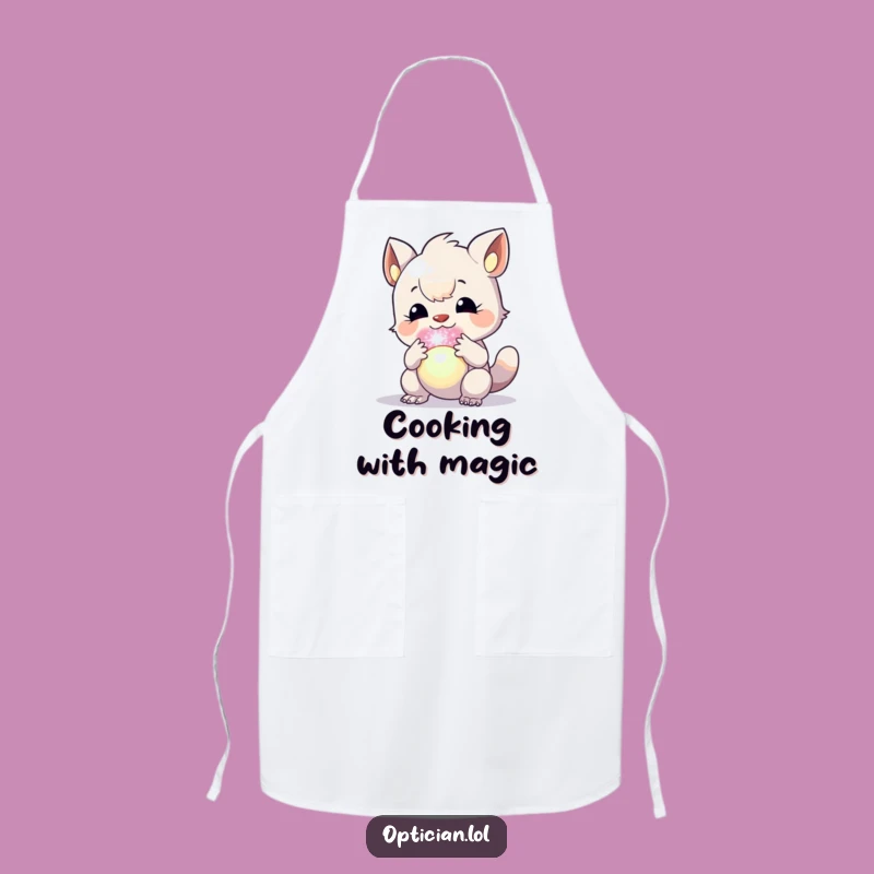 Funny Creature Orb Kitchen Apron - Hilarious Apron for the Curious Cook