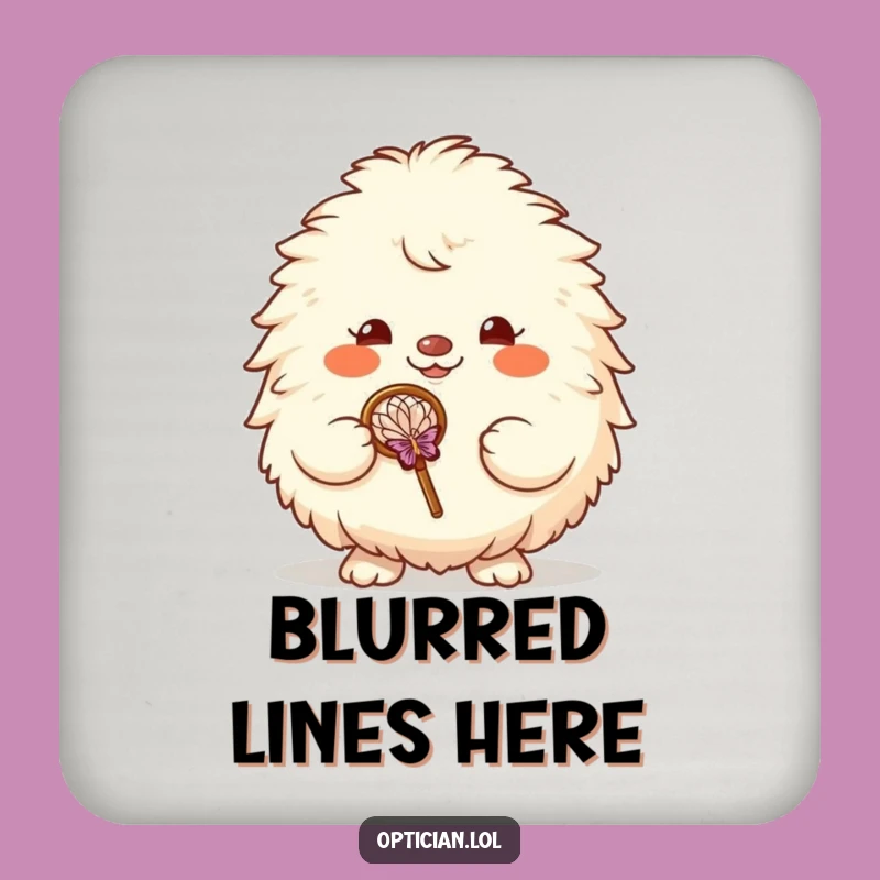 Funny Fluffy Creature Drink Coaster Set - Hilarious Protection for Surfaces