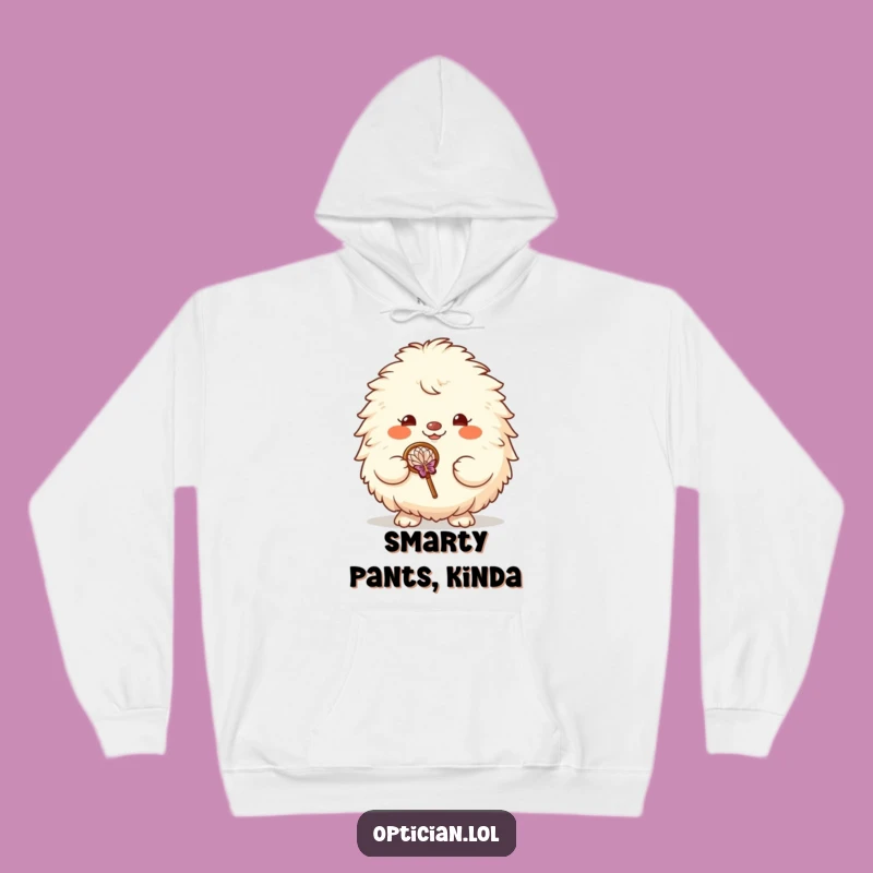 Funny Fluffy Creature Cozy Hoodie - Warm & Hilarious Gift for Chilly Days