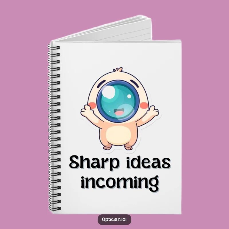 Funny Creature Lens Notebook - Hilarious Journal for Bright Ideas