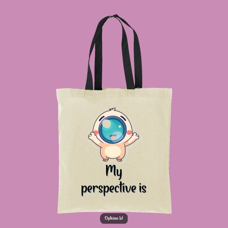 Funny Creature Lens Tote Bag - Hilarious Carry-All for Bright Ideas